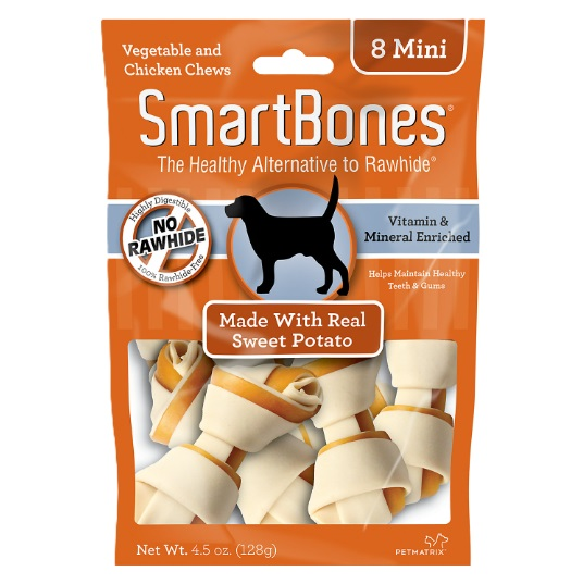 Snack para Perros SmartBones Sweet Potato Mini 8 Unid 112gr